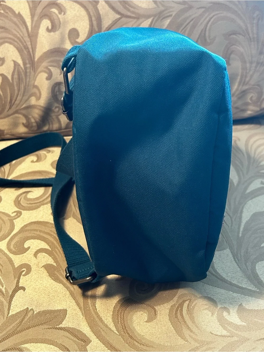 Carhartt Mini Backpack Teal Blue Water-Repellent  Zipper Pouch Adjustable Straps